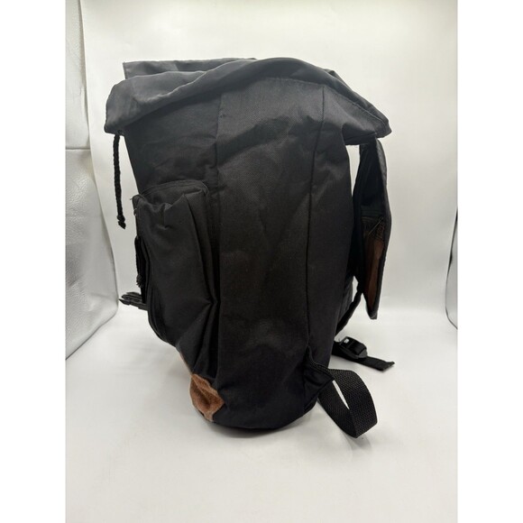 Vintage 90s Sasson Canvas Backpack w/ Suede Trim – Rare Retro - Picture 11 of 16